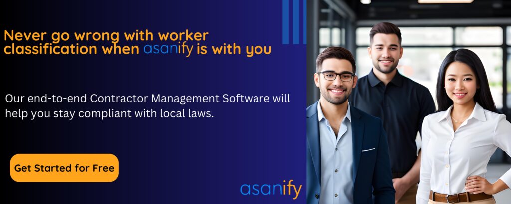 Avert the risks of employee misclassification with Asanify 