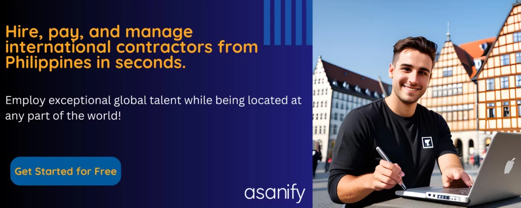 Pay contractors in Philippines seamlessly with Asanify 