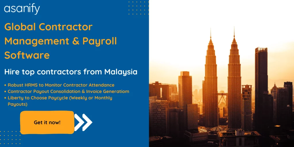 Pay contractors in Malaysia 