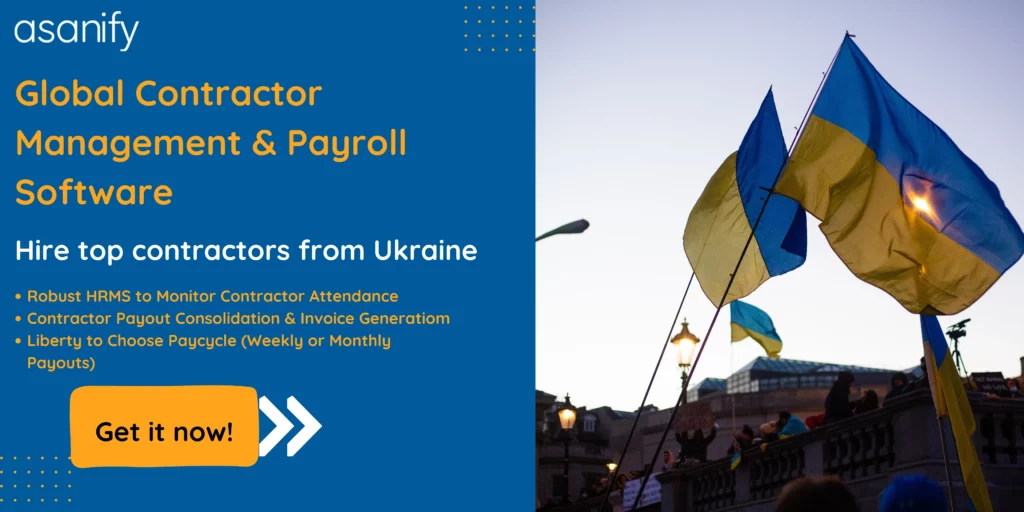 Pay contractors in Ukraine 