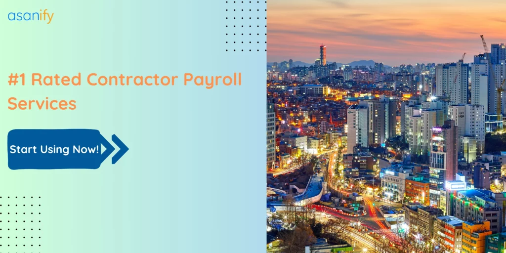 Pay contractors in South Korea 