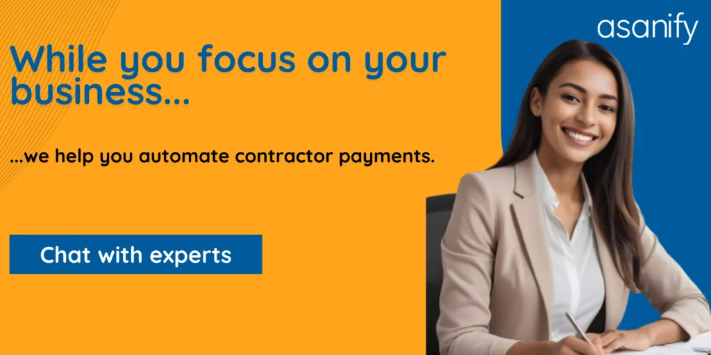 Automate contractor payments 