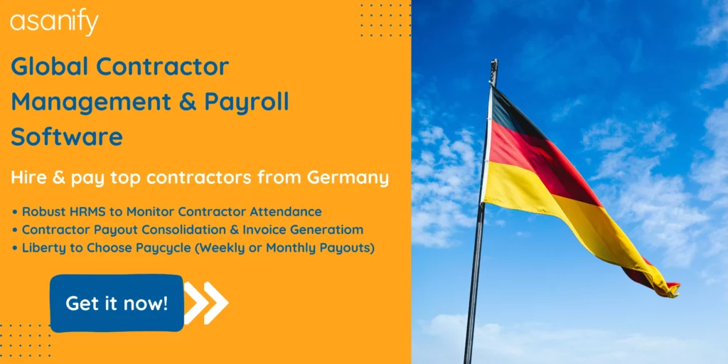 Payment terms for contractors in Germany 