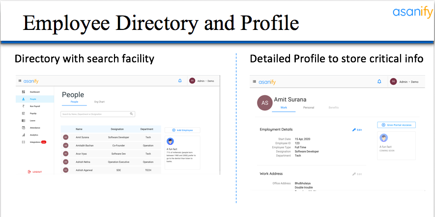 employee directory