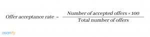 acceptance rate formula