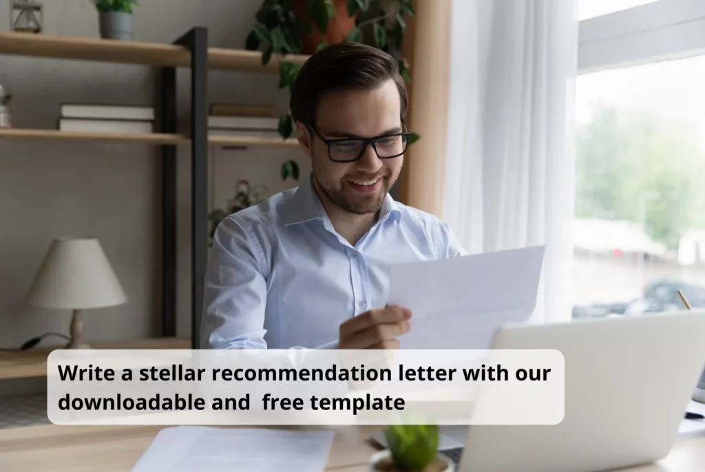 recommendation letter
