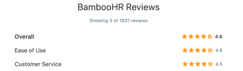 Bamboo HR customer review