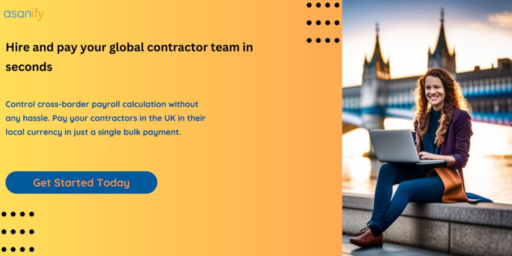 asanify pay contractors in UK