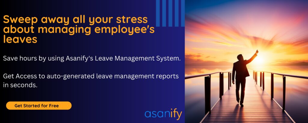 Asanify's leave management system