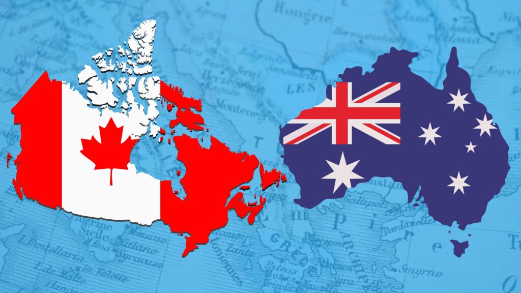 Pay contractor in Canada from Australia